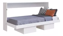 Cama Plegable Horizontal 1 Plaza Manhattan Blanco