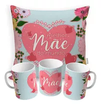 Vetores Editáveis Sublimação Dia Das Mães Caneca E Almofada