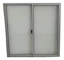 Ventana De Aluminio 100x100 Color Mate, Cristal 3mm Incoloro