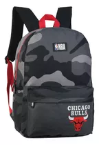 Mochila Deportiva Nba Chicago Bulls Importada Logo Oficial 