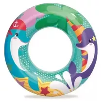 Aro Inflable Bestway 36113 Diseño Delfin De 3 A 6 Años 51 Cm