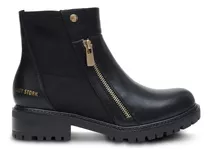 Botinetas Botas Lady Stork Joa Cierre Lateral Urbanas Mujer