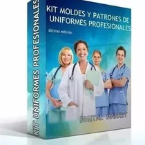 Kit Imprimible Moldes Uniformes Ambos Medicos Y Enfermeras