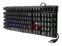 Teclado Gamer Knup Kp-2043/a Qwerty Português Brasil Cor Preto