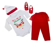 Conjunto Para Bebe - Mi Primera Navidad Tutú Venadita