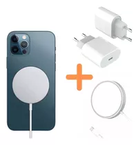 Kit Carregador Magnético Magsafe Indução P/iPhone 12 13 Max