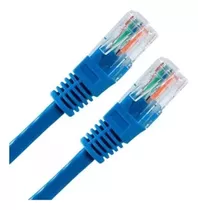 Cabo De Rede Rj45 1,5 Ethernet Lan Rj45 Cat5e Azul 1,5metros