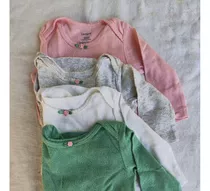 Carters Set 4 Bodies Mangas Largas Original