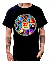 Playera Club De Los 27 Jim Morrison Jimi Hendrix