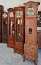 Antiguo Reloj De Pie 1/2 Carrillon Mobiliarios Galli 