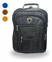 Mochila Notebook Reforçada Impermeável Couro Eco Masculina