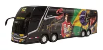 Miniatura Ônibus Ayrton Senna 2 Andares 30cm