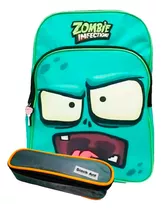 Kit Escolar Zombie Infection Mochila + Cartuchera Nene Nena