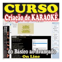 Dvd Curso De Criação De Karaokê Do Básico Ao Avançado