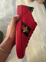 Tenis Gucci Bee Rojos