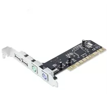 Placa Pci 2 Portas Usb 2.0 + 2 Portas Ps Il Mini Din