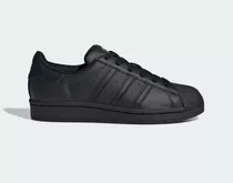 Zapatos Escolares Negros adidas Superstar Niños