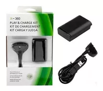 Kit De Carga Y Juega Xbox 360 Batería 3800 Mah / Disparocl