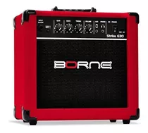 Amplificador Borne Strike G30 Para Guitarra De 15w Cor Vermelho 110v/220v