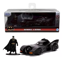 Batmobile 1989 Com Boneco Batman Jada 1/32  