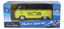 Carrinho De Ferro Kombi Clássica Miniatura Decoração Coleção