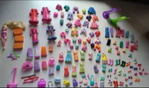 7 Bonecas Polly Anos 2000, Mochila E Mais De 60 Acessórios