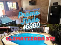 Alquiler Casa Piriapolis 4 Personas Parrillero Y Piscina Climatizada