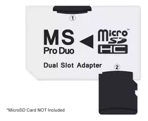 Adaptador Doble Microsd A Memory Stick Pro Duo Psp