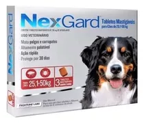 Antipulgas Antigarrapas Nexgard 25-50 Kg Caja X3