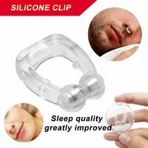Clip Nasal Anti Ronquido Magnético Silicona