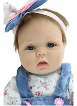 Bebe Reborn Muñeca Realista Silicona Suave Grande 55cm