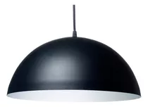 Lampara Colgante Campana Grande 40cm Techo E27 Deco Color Negro