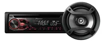 Autoestereo Pioneer Dxt-x186ubn Combo 2 Parlantes Usb Cd Mp3