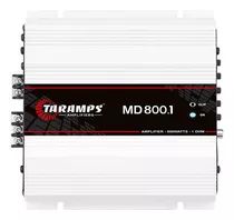 Potencia Taramps Md800 1 Canal 800w Rms Auto Amplificador Color Blanco
