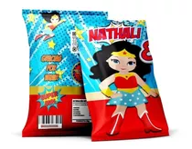 Bolsitas Tipo Chipsbags Personalizada Mujer Maravilla- K