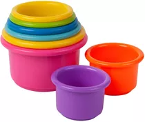 Juguete Vasos Tazas Para Apilar, Niños Y Bebes