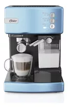 Cafetera Espresso Oster Em6603cc 15 Bares (marfil) Color Azul Celeste