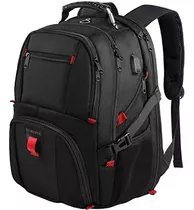 Mochila De Viaje Yorepek Rs-a1 Para Laptop 17 Pulgadas, Escolar, Grande 50l Antirrobo Impermeable Negra