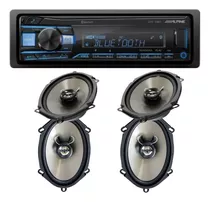 Paquete Autoestereo Alpine + 4 Bocina Clarion 6x8 Ford Mazda