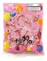 Globo 10 X 50 Filippo Pastel Rosado