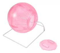 Juguete Rueda Para Hamster Esfera Roedores Pelota Hamster Color Rosa Claro