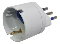 Adaptador De Enchufe Corriente 3 En Linea A Toma Schuko