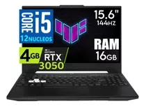 Asus Tuf F15 Core I5 12500h 16gb Ssd 512gb Rtx3050 Español