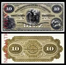 Billete 10 Pesos Boliviano Oxandaburu Garbino - Copia 1784s