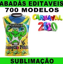 Abadás Carnaval 2020 Corel Sublimação 700 Modelos Editáveis