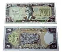 Liberia Billete 20 Dolares Unc 2006 Pick 28c Sin Circular