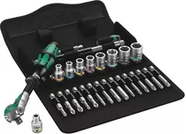 Wera 8100 Zyklop Juego De Ratchet Dados Y Puntas Profesional