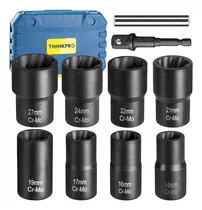 ~? Thinkpro 10 Pcs Bolt Nut Extractor Set, 1/2-inch Drive Lu