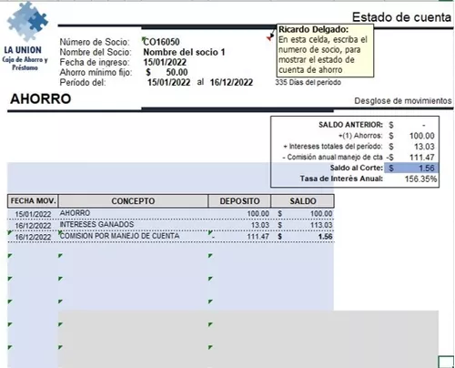 Sistema En Excel Para Administrar Caja De Ahorro Y Pr Stamo En Venta En