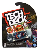 Skate De Dedo 96mm - Santa Cruz Caveira - Tech Deck